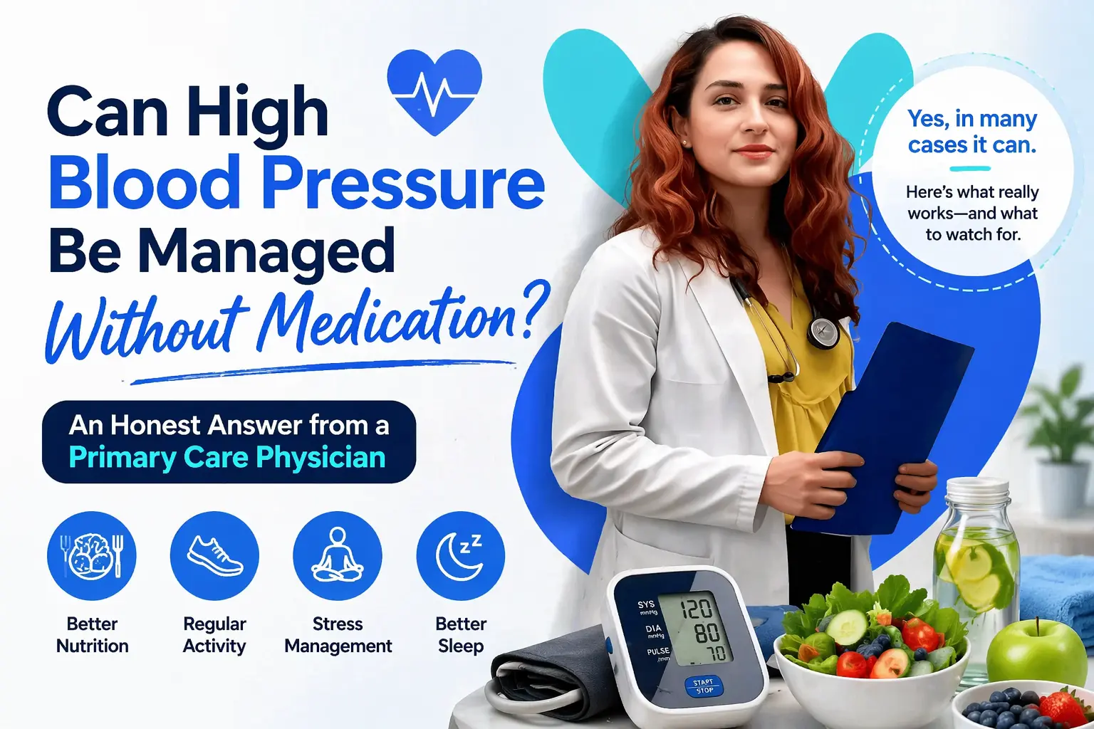 Can High Blood Pressure Be Managed Without Medication? An Honest Answer from a Primary Care Physician