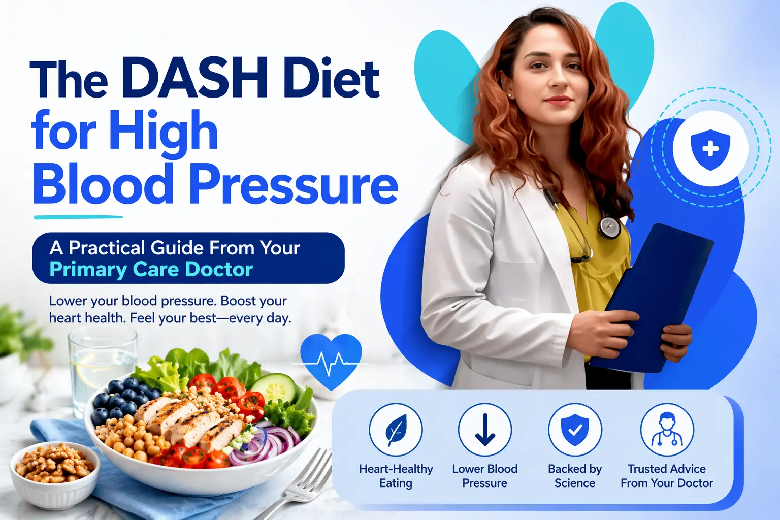 The DASH Diet for High Blood Pressure — A Practical Guide From Your Primary Care Doctor