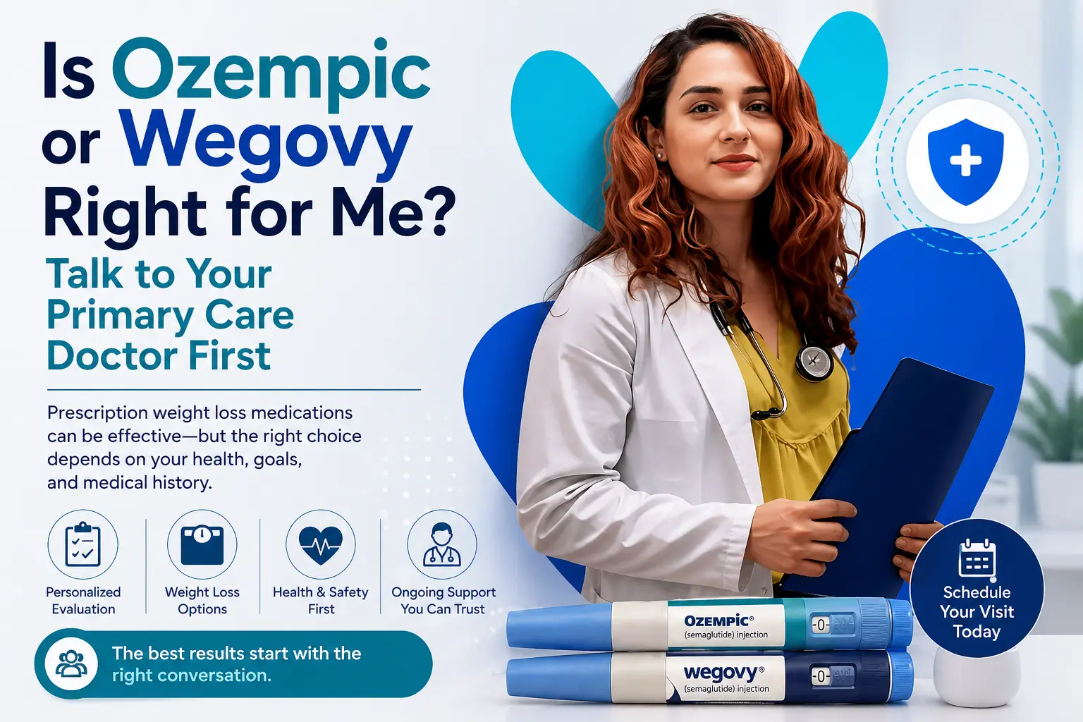 Is Ozempic or Wegovy Right for Me? Talk to Your Primary Care Doctor First